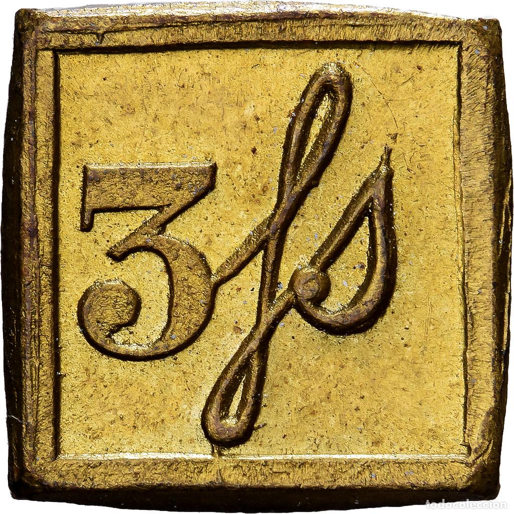 Medallas tem&aacute;ticas: [#1214785] Reino Unido, Poids Mon&eacute;taire, Apothicaire, 1/2 Drachme, Lat&oacute;n, MBC+