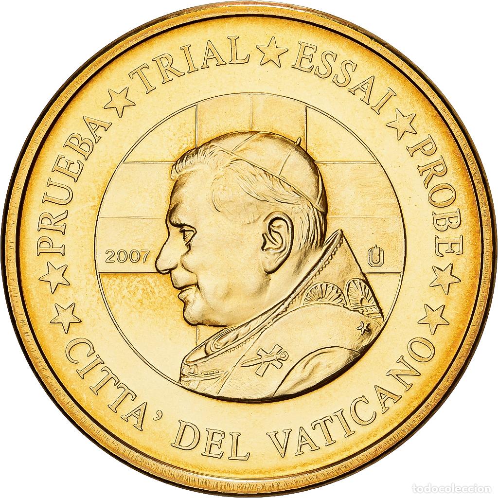 Medallas tem&aacute;ticas: [#1214816] CIUDAD DEL VATICANO, 20 Euro Cent, 20 C, Essai-Trial Benoit XVI, 2007