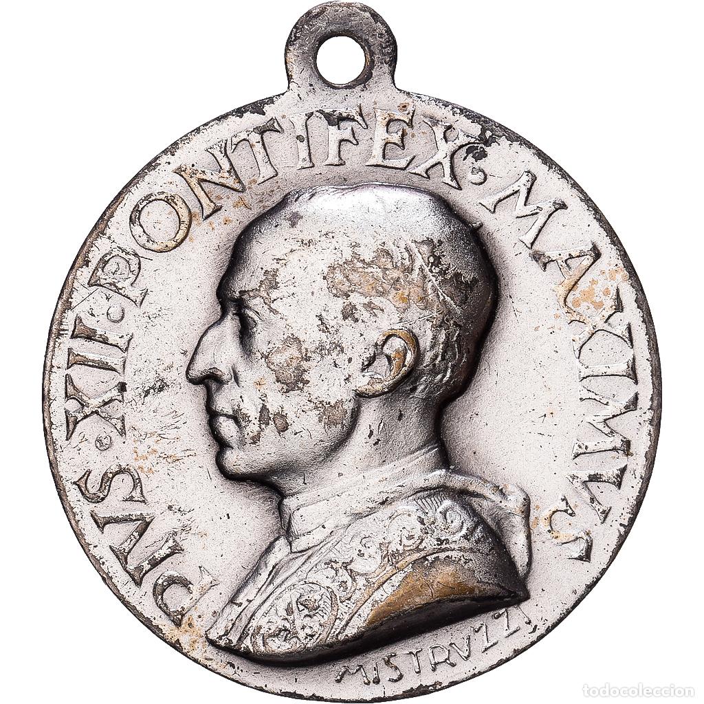 Medallas tem&aacute;ticas: [#1214836] CIUDAD DEL VATICANO, medalla, Le Pape Pie XII, Bronce plateado, Mistruzzi, MBC+