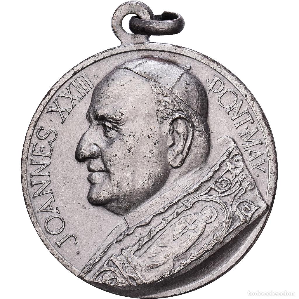 Medallas tem&aacute;ticas: [#1214837] CIUDAD DEL VATICANO, medalla, Le Pape Jean XXIII, Bronce plateado, MBC+