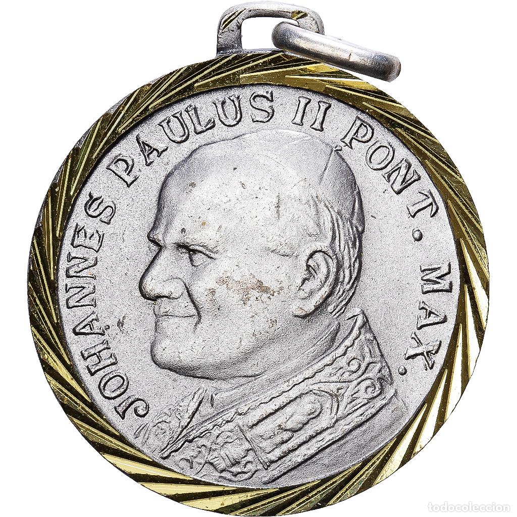 Medallas tem&aacute;ticas: [#1214854] CIUDAD DEL VATICANO, medalla, Le Pape Jean-Paul II, Bronce plateado, EBC