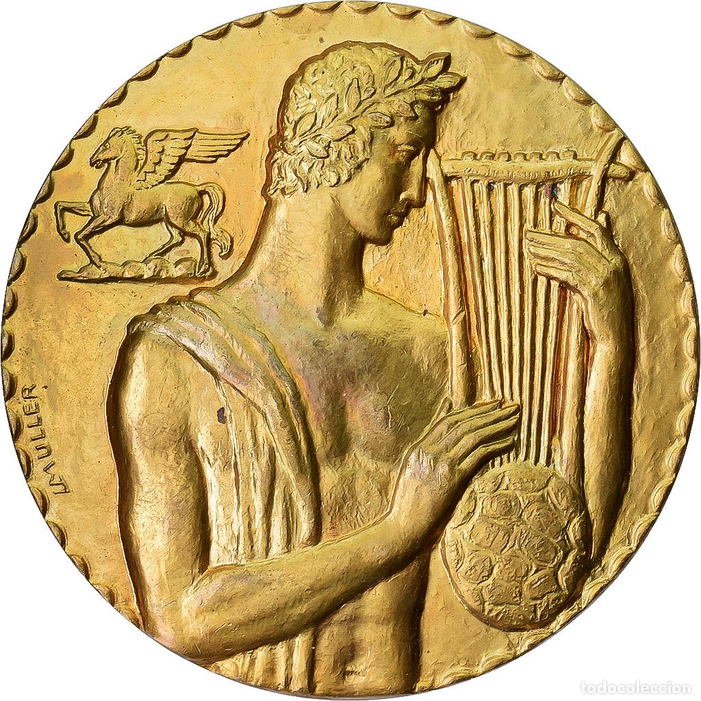 Medallas tem&aacute;ticas: [#1215030] B&eacute;lgica, medalla, Orph&eacute;e, Belgische Artistieke Promotie van SABAM, Bronce