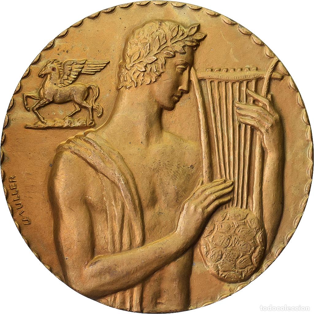 Medallas tem&aacute;ticas: [#1215037] B&eacute;lgica, medalla, Orph&eacute;e, Promotion Artistique Belge de la SABAM, Bronce, MBC