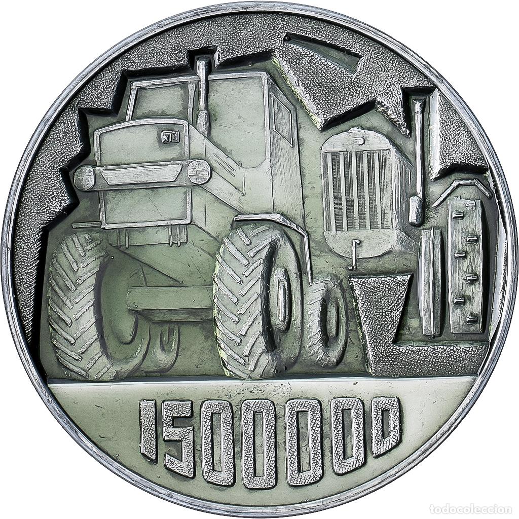Medallas tem&aacute;ticas: [#1215041] Rusia, medalla, Tractor Kirovets 1500000, 1973, M&eacute;tal, SC
