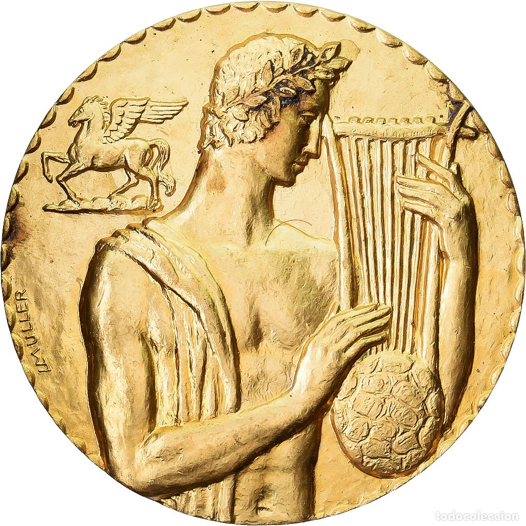 Medallas tem&aacute;ticas: [#1215035] B&eacute;lgica, medalla, Orph&eacute;e, Promotion Artistique Belge de la SABAM, Bronce