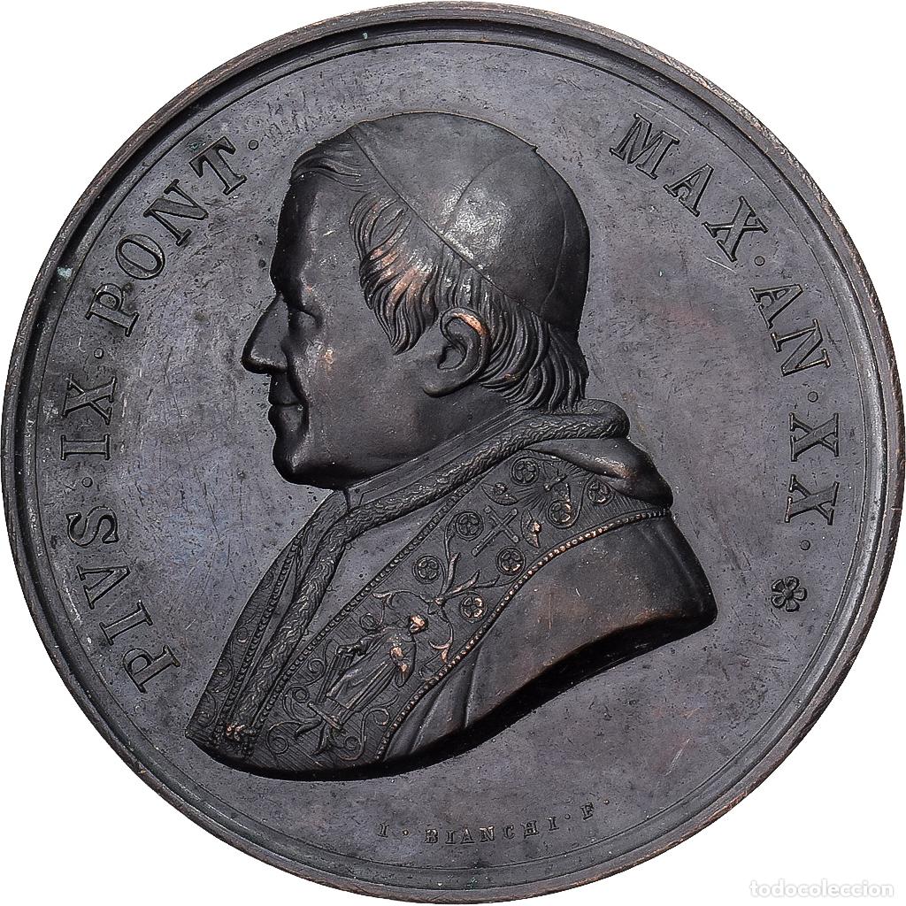 Medallas tem&aacute;ticas: [#1215108] CIUDAD DEL VATICANO, medalla, Pie IX, Inauguration de la Colonne de