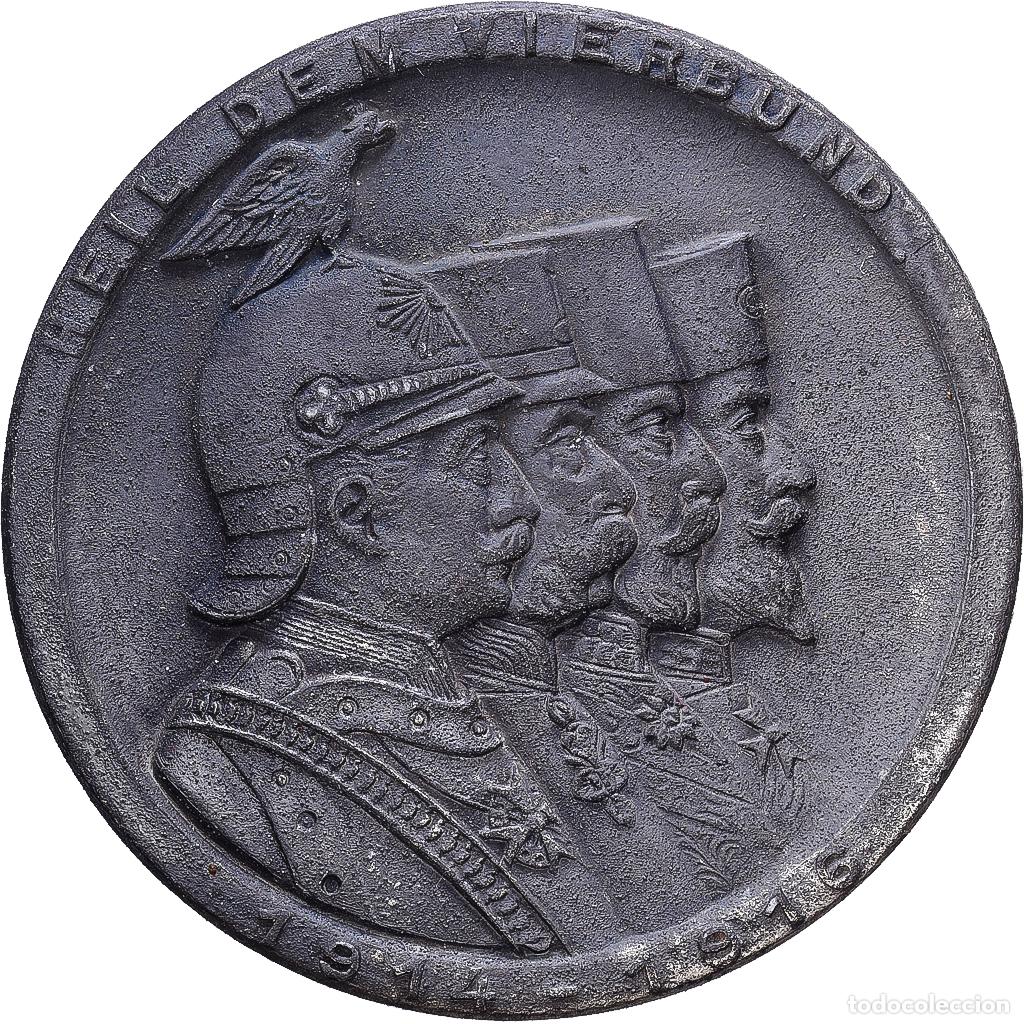 Medallas tem&aacute;ticas: [#1215129] Austria, Broche, German Quadruple Alliance, 1914-1916, Cinc, MBC