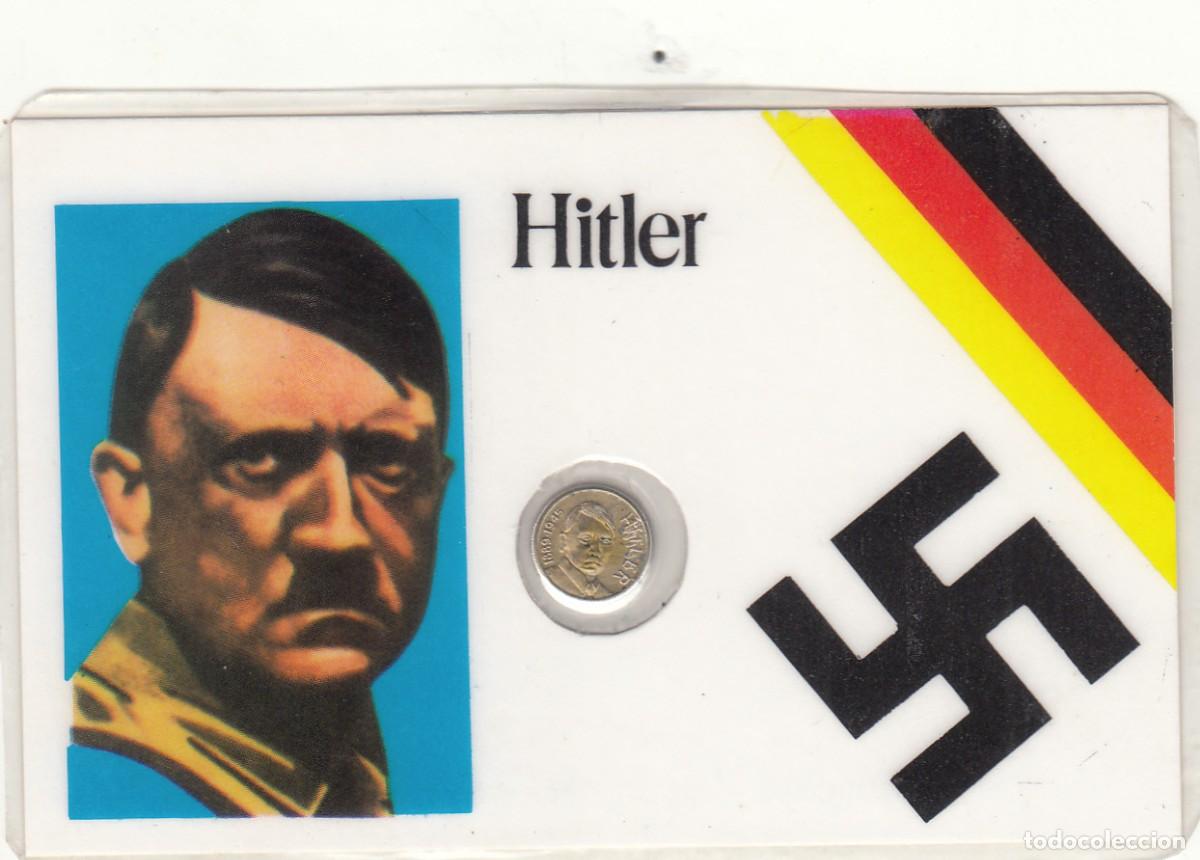 Medallas tem&aacute;ticas: TARJETA PLASTIFICADA: HITLER - Foto 1