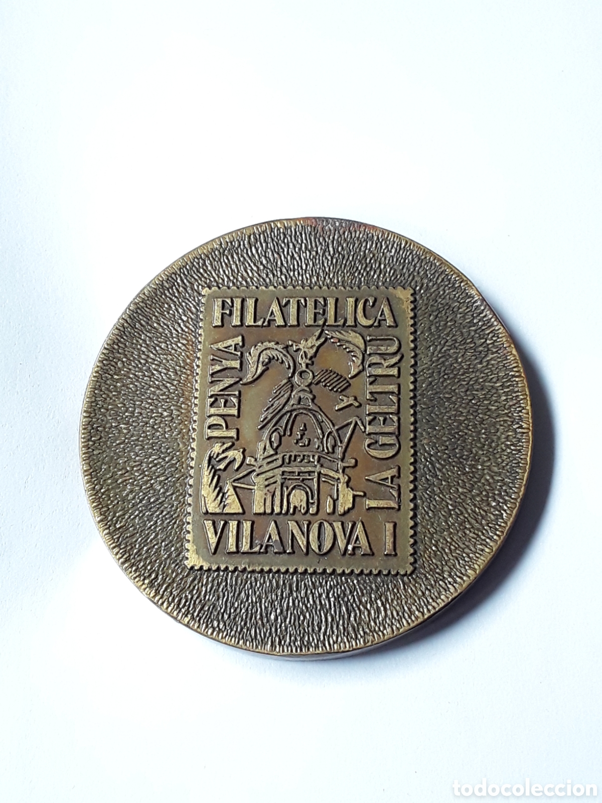 Medallas tem&aacute;ticas: MEDALLA PE&Ntilde;A FILATELICA VILANOVA Y LA GELTRU
