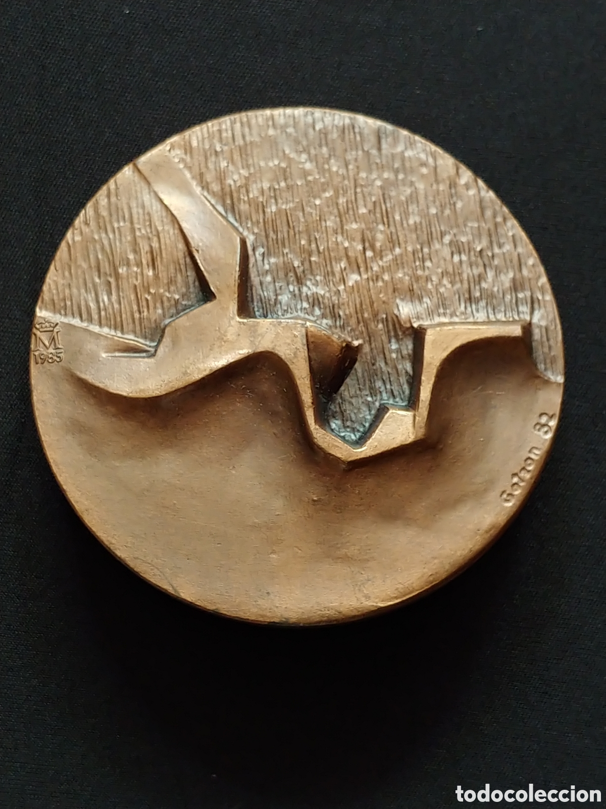 Medallas tem&aacute;ticas: Espa&ntilde;a, medalla de bronce FNMT 1985, &rdquo;Gotzon 82&rdquo;, 215.6 gr.