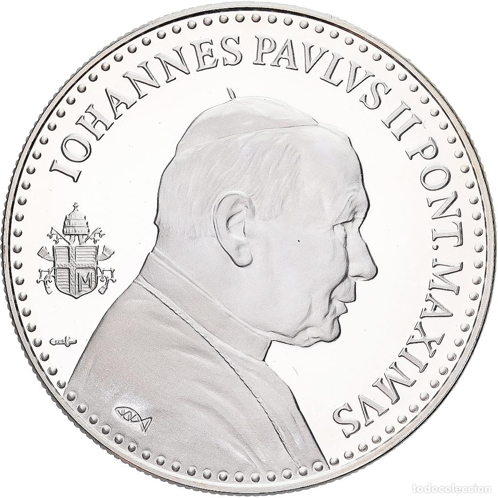 Medallas tem&aacute;ticas: [#1224117] CIUDAD DEL VATICANO, medalla, Jean-Paul II, Le Pape Jean-Paul II, 2005, Utrecht