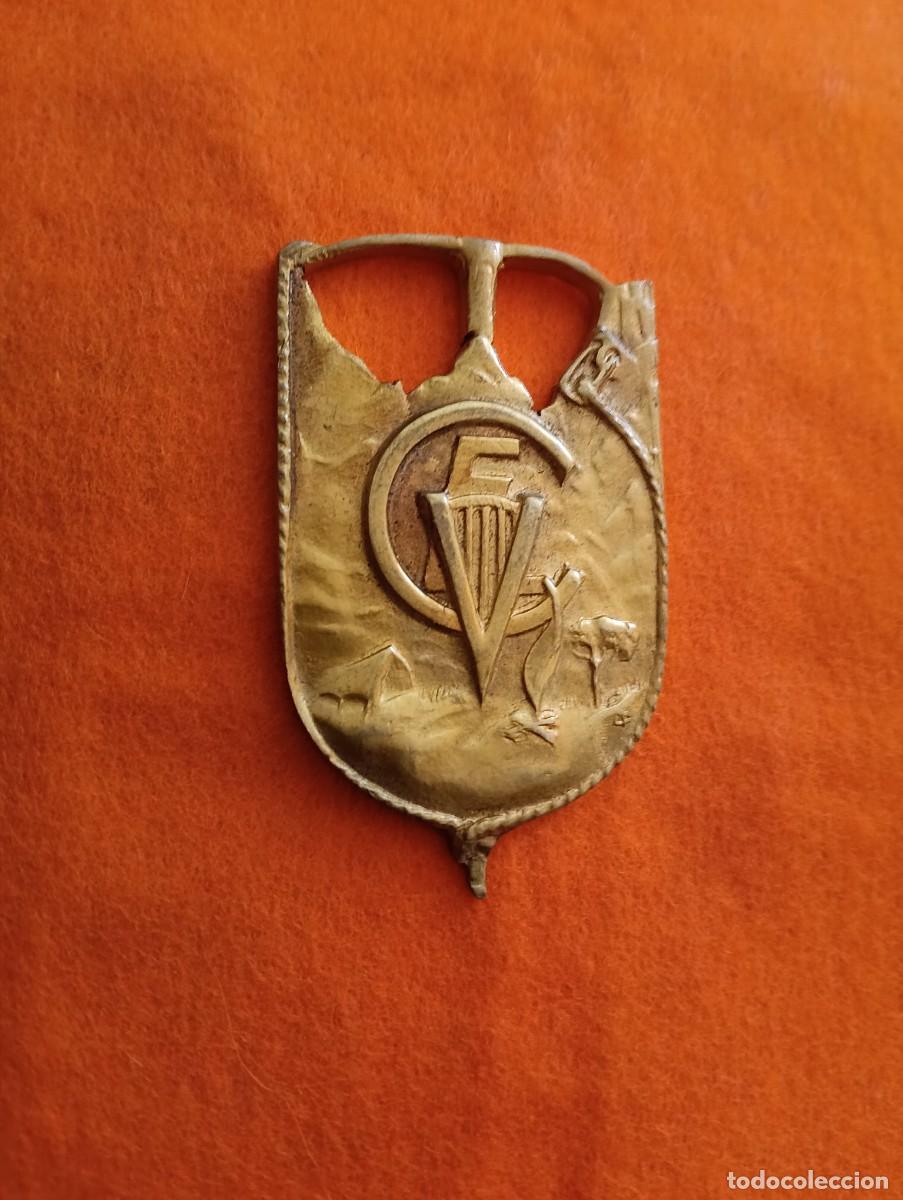 Medallas tem&aacute;ticas: PLACA / CHAPA / MEDALLA EN BRONCE - CEV CENTRO EXCURSIONISTA DE VALENCIA / FEM