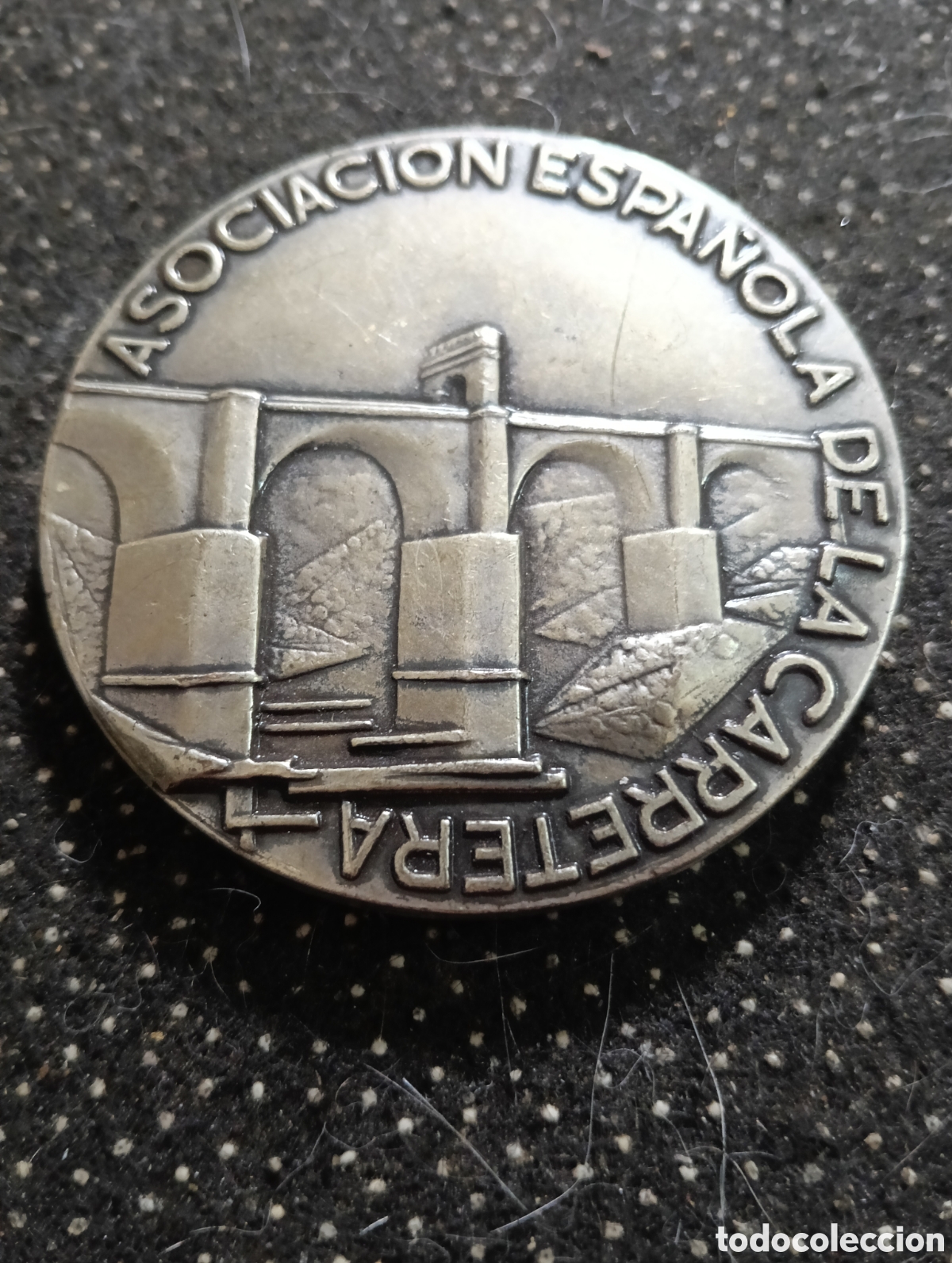 Medallas tem&aacute;ticas: Medalla de la Asociaci&oacute;n Espa&ntilde;ola de la Carretera, mejores carreteras para vivir mejor. A&ntilde;os 70, mid