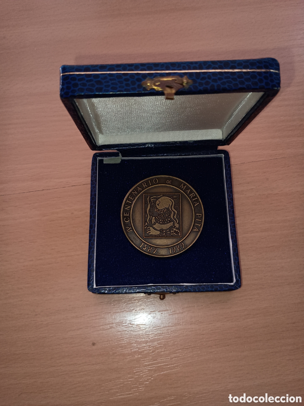 Medallas tem&aacute;ticas: ESPA&Ntilde;A - MEDALLA IV CENTENARIO MAR&Iacute;A PITA 1589-1989 - AYUNTAMIENTO DE LA CORU&Ntilde;A