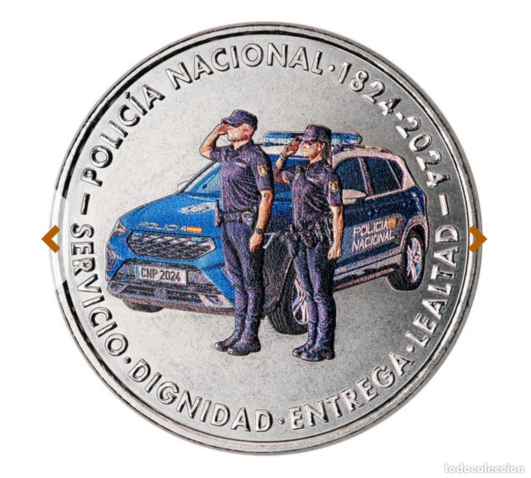 Medallas tem&aacute;ticas: Medalla Policia nacional 200 aniversario FNMT