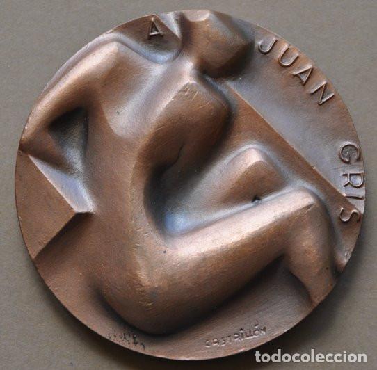 Medallas tem&aacute;ticas: MEDALLA CONMEMORATIVA DE JUAN GRIS (1887-1927) - F.N.M.T. 1979