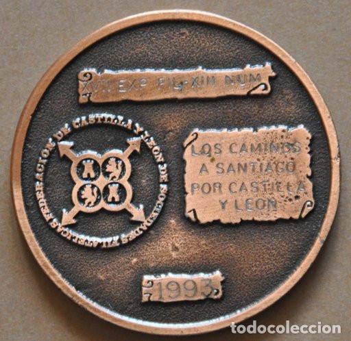 Medallas tem&aacute;ticas: MEDALLA DE BRONCE NUMERADA - XVII EXPOSICI&Oacute;N FIL&Aacute;TELICA 1993 - ARANDA DE DUERO (BURGOS)