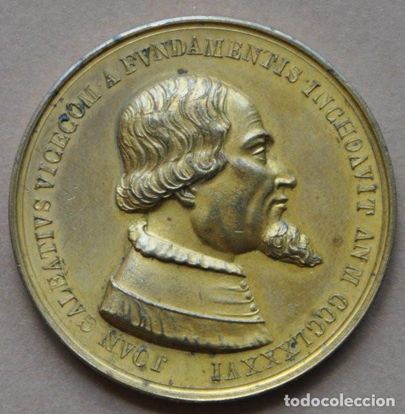 Medallas tem&aacute;ticas: MEDALLA CONMEMORATIVA DEL 500 ANIVERSARIO DE LA CATEDRAL DE MIL&Aacute;N (1386-1886)