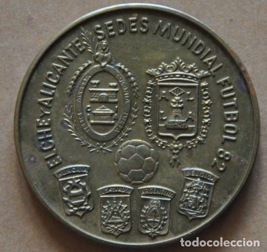 Medallas tem&aacute;ticas: MEDALLA CONMEMORATIVA ESPA&Ntilde;A82 - SEDES ELCHE Y ALICANTE - CAJA DE AHORROS PROVINCIAL DE ALICANTE