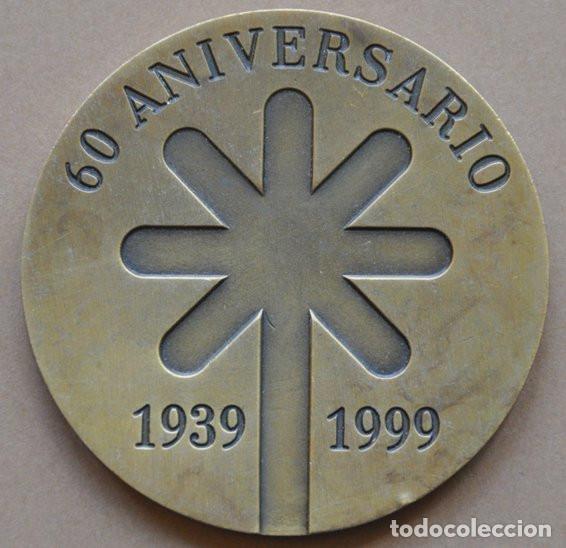 Medallas tem&aacute;ticas: MEDALLA CONMEMORATIVA DEL 60 ANIVERSARIO DE LA CAJA DE CANARIAS (1939-1999)