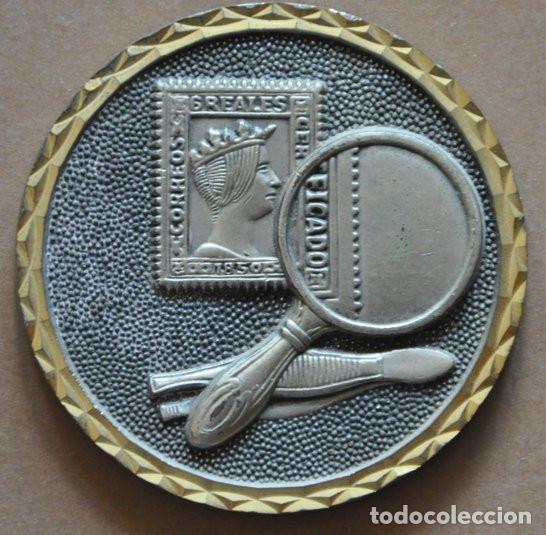 Medallas tem&aacute;ticas: MEDALLA CONMEMORATIVA III EXPO FILAT&Eacute;LICA HISPANO PORTUGUESA &rdquo;CUENCA DEL DUERO&rdquo; - ARANDA 1988