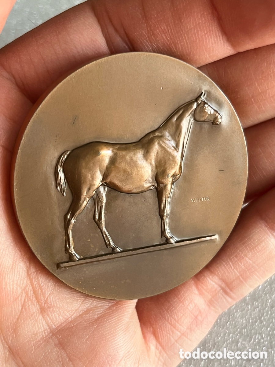Medallas tem&aacute;ticas: Medalla de bronce - Caballo de Victor Peter