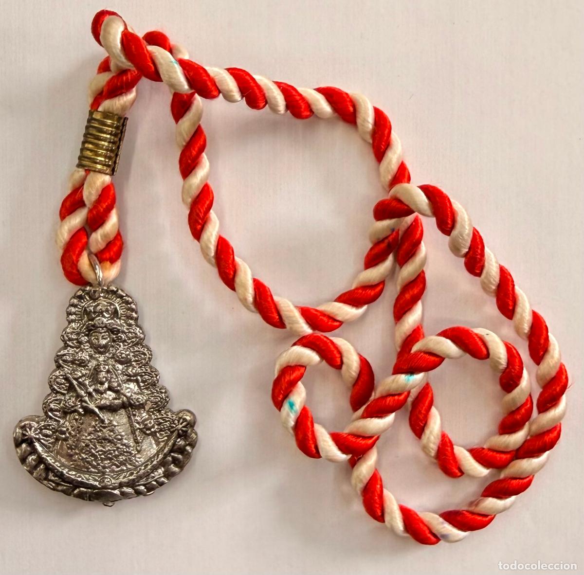 Medallas tem&aacute;ticas: MEDALLA CON CORD&Oacute;N VIRGEN DEL ROCIO MEDALLA-1974