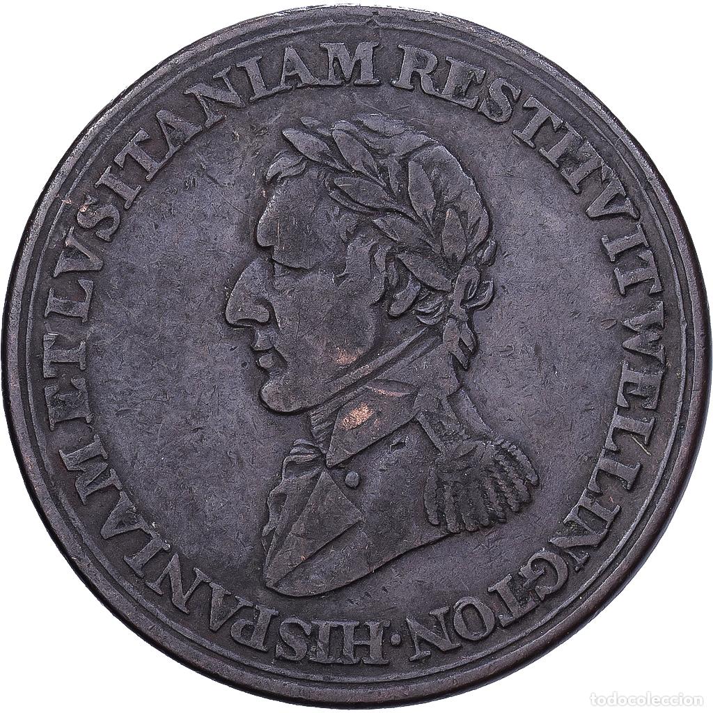 Medallas tem&aacute;ticas: [#139895] Reino Unido, medalla, Duke of Wellington, Guerres napol&eacute;oniennes, 1812, Bronce
