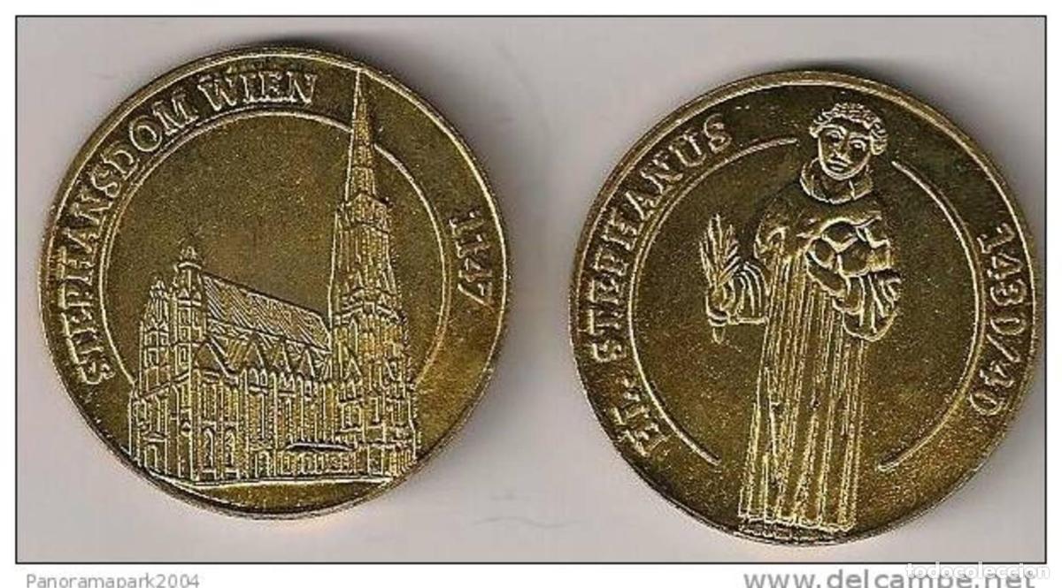 Medallas tem&aacute;ticas: MONNAIE DE PARIS - STEPHANSDOM WIEN ESPECT&Aacute;CULO PARALELO
