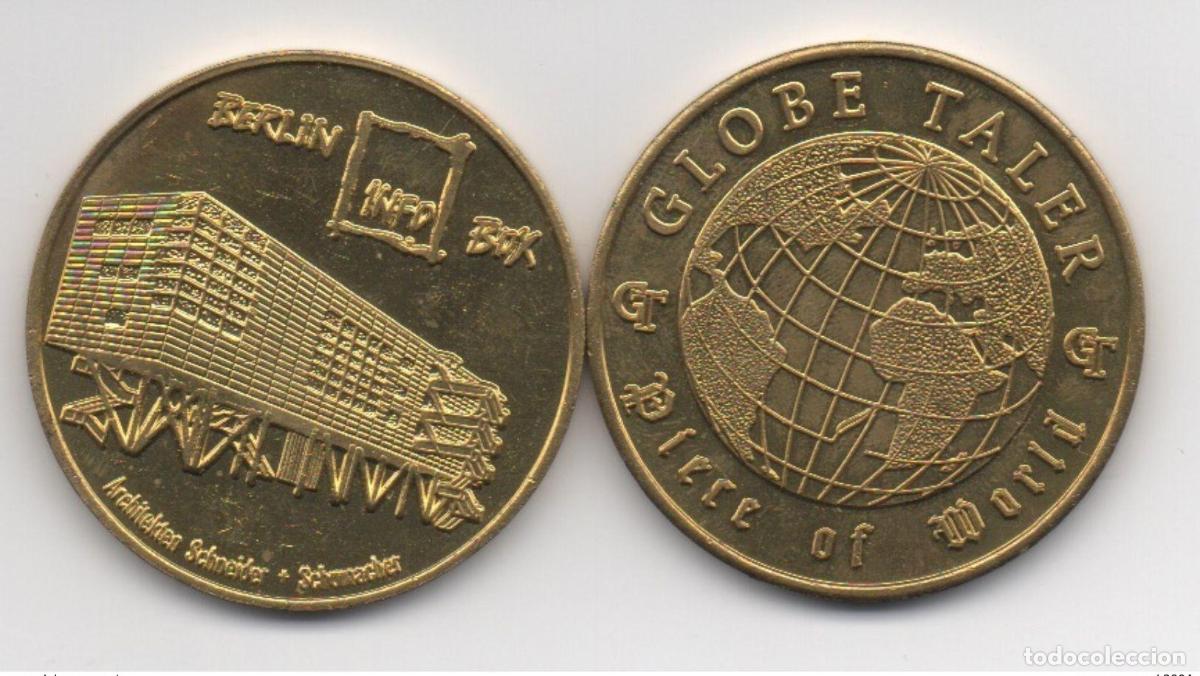 Medallas tem&aacute;ticas: &iquest;Moneda de Par&iacute;s? Globe Taler 1997/1998 Infobox Berlin PAS Fernsehturm