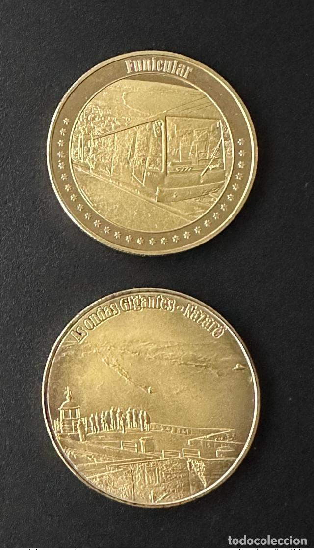 Medaglie tematiche: Medalla de recuerdo &laquo;Nazar&eacute; Ondas/Funicular&raquo;