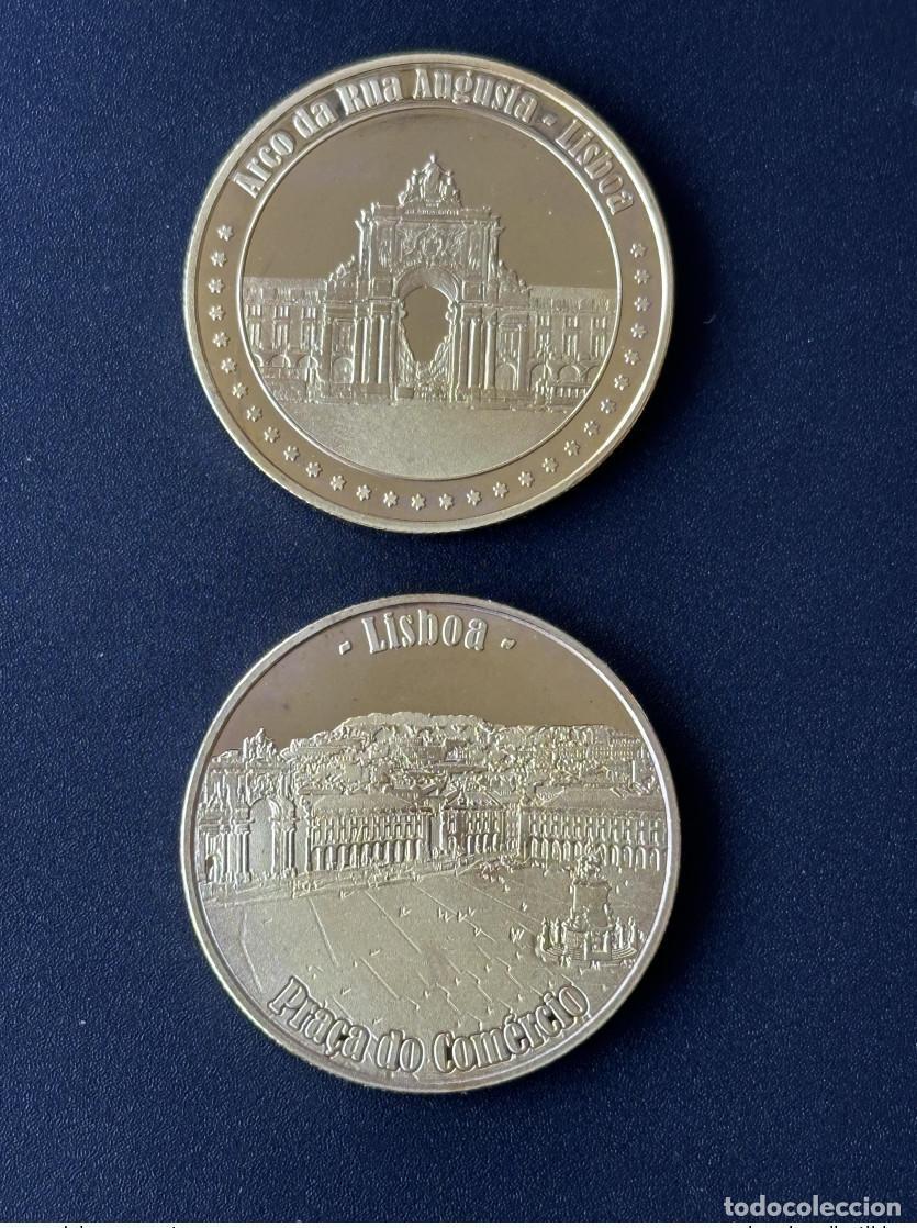 Medallas tem&aacute;ticas: Medalla de recuerdo del Arco da Rua Augusta - Pra&ccedil;a do Com&eacute;rcio Lisboa