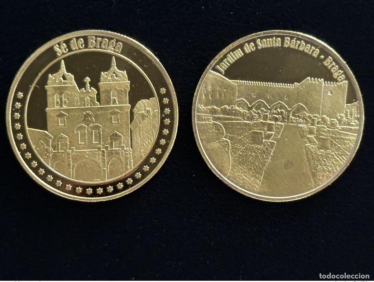 Medalhas tem&aacute;ticas: S&eacute; de Braga - Medalla recuerdo del Jardim Santa B&aacute;rbara