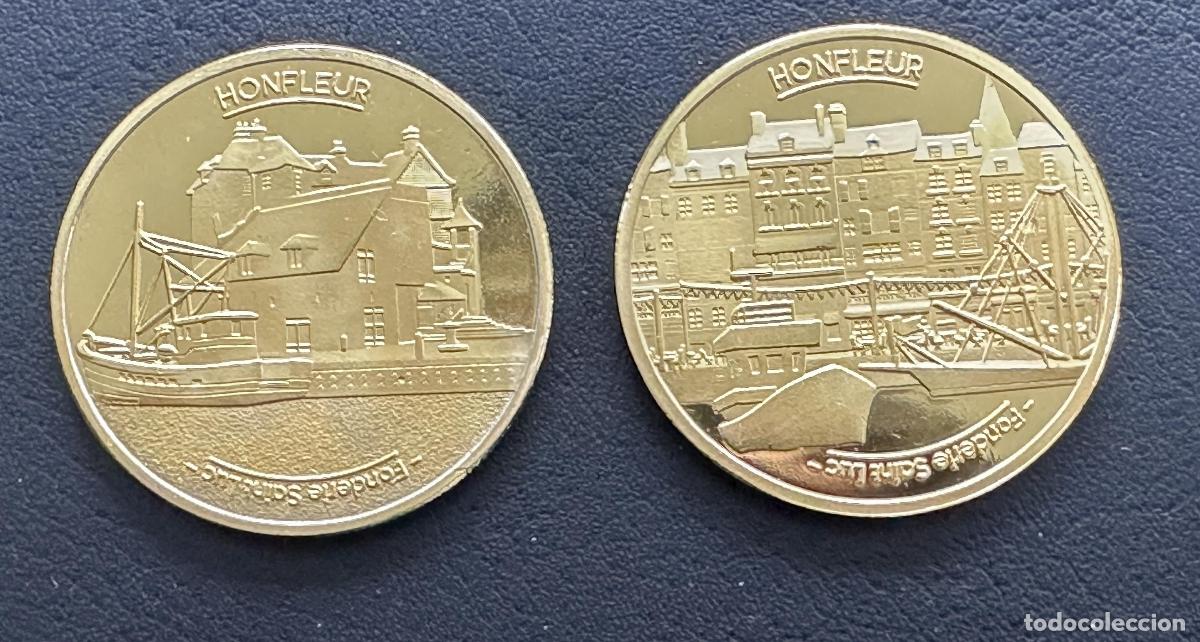 Medalhas tem&aacute;ticas: Medalla de recuerdo Normand&iacute;a Saint Luc Foundry &laquo;Honfleur&raquo;