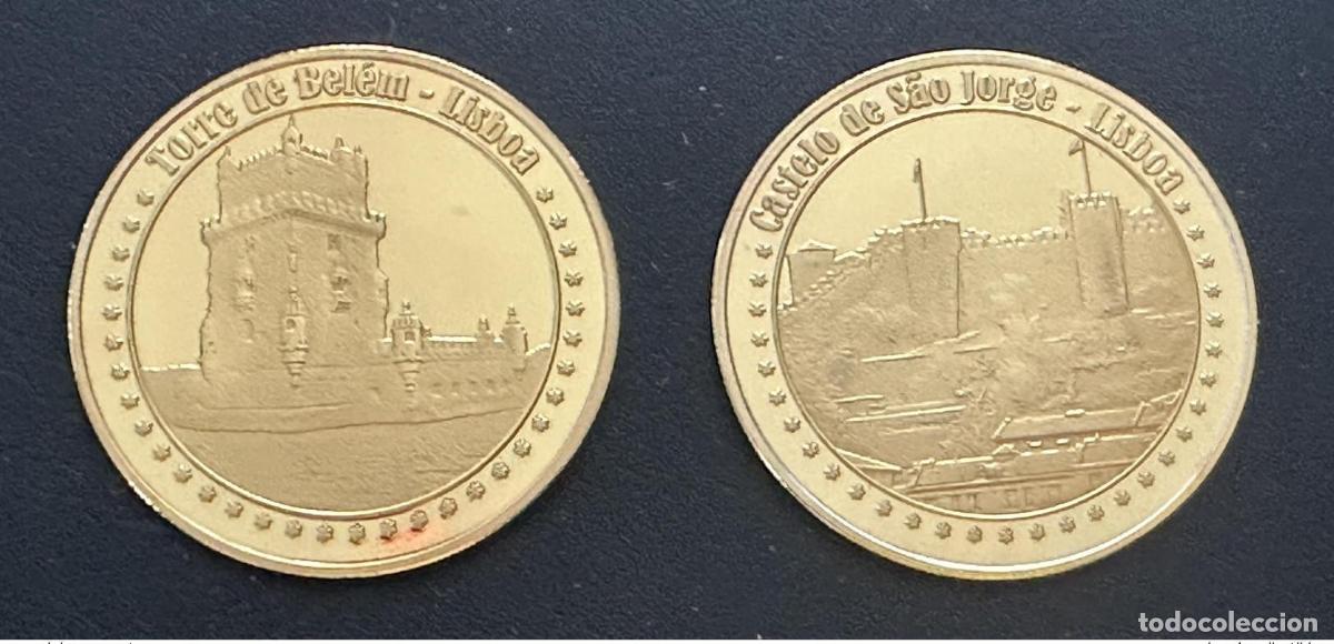 Medallas tem&aacute;ticas: Medalla recuerdo &rdquo;Castelo de S. Jorge - Torre de Bel&eacute;m&rdquo;