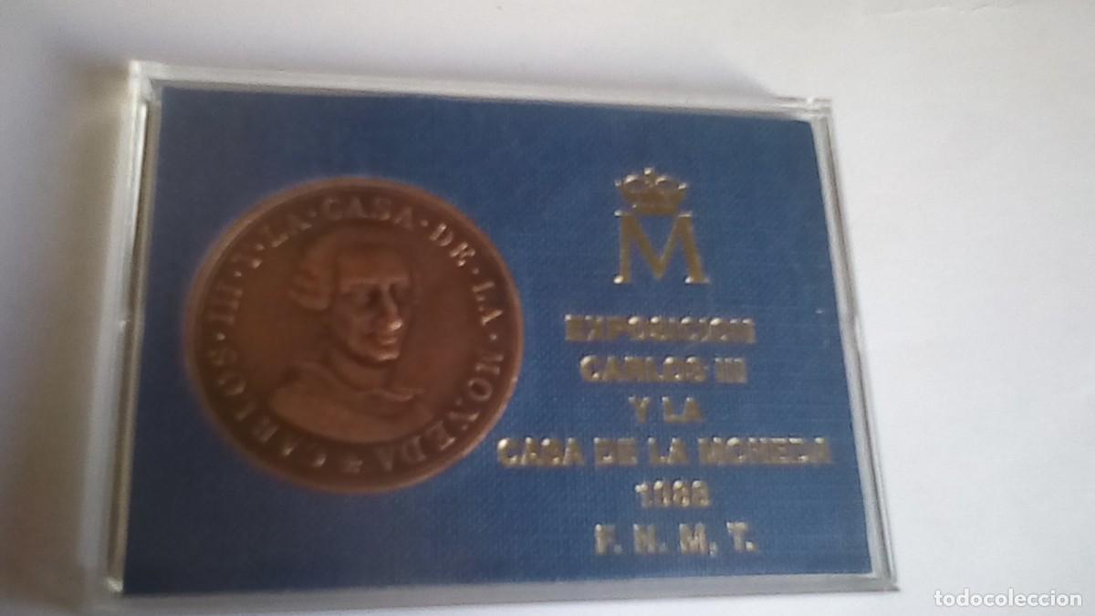 Medallas tem&aacute;ticas: MEDALLA CARLOS III. FNMT 1998