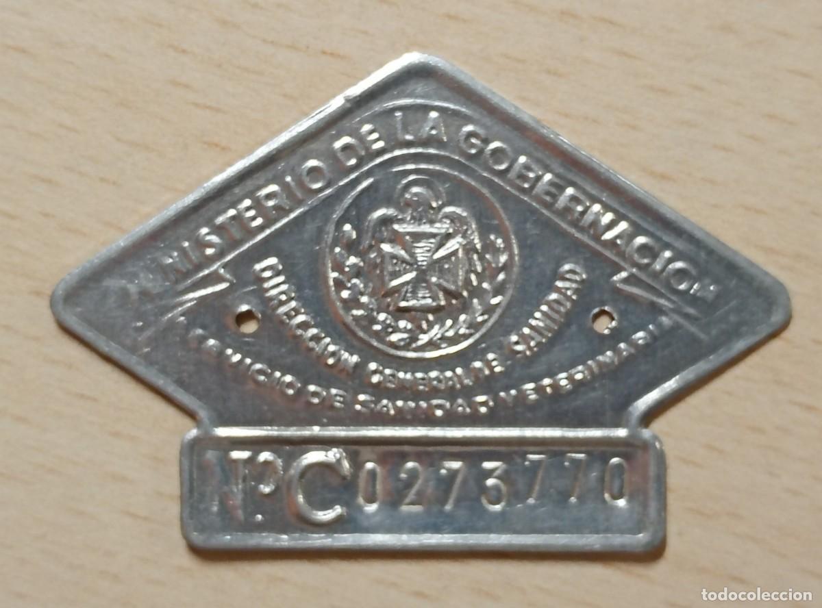 Medallas tem&aacute;ticas: DIRECCI&Oacute;N GENERAL DE SANIDAD. MINISTERIO GOBERNACI&Oacute;N. PLACA