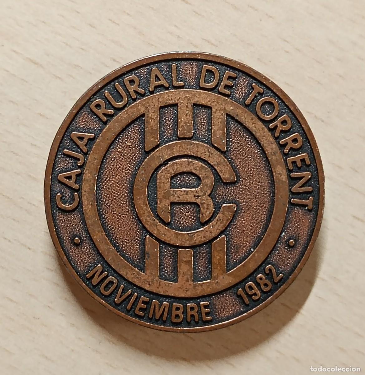 Medallas tem&aacute;ticas: CAJA RURAL DE TORRENT. CONMEMORATIVA VISITA PAPA JUAN PABLO II, 1982