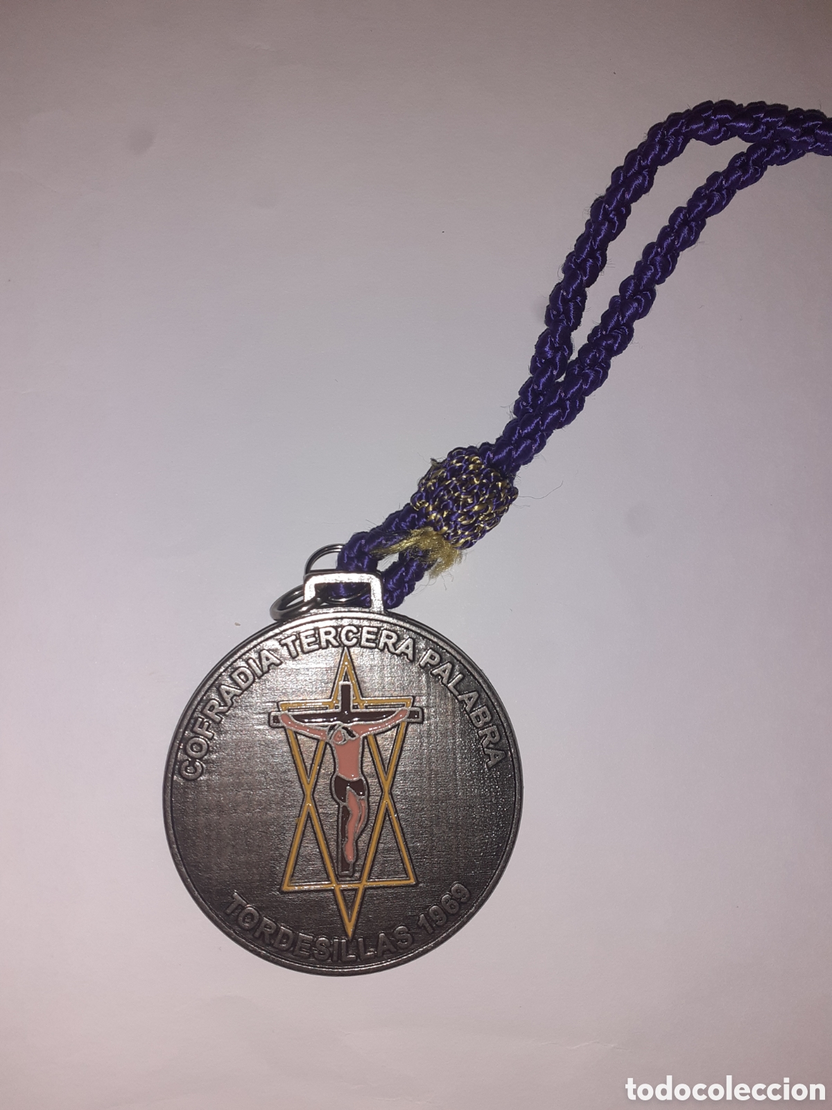 Medallas tem&aacute;ticas: MEDALLA COFRADIA TERCERA PALABRA. SEMANA SANTA TORDESILLAS. VALLADOLID