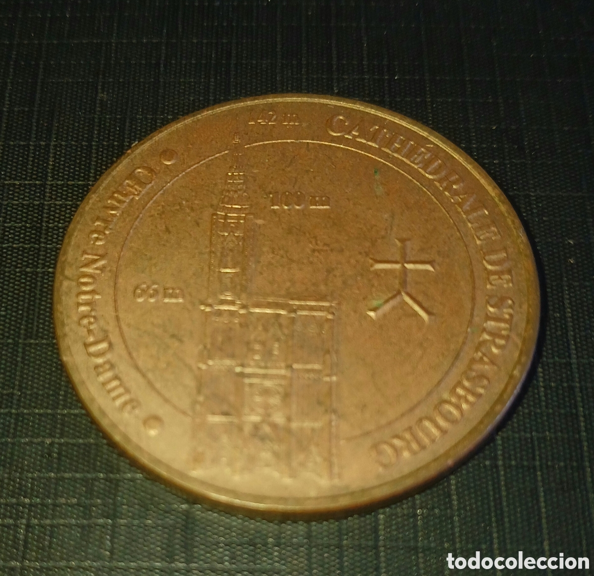 Medallas tem&aacute;ticas: Moneda Token Medalla Jeton Tur&iacute;stico Monnaie De Paris 2010 - Catedral De Estrasburgo (Cath&eacute;drale De