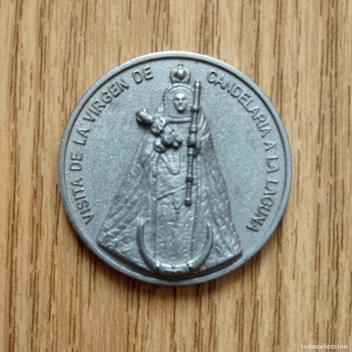 Medallas tem&aacute;ticas: Medalla de mano VIRGEN DE CANDELARIA - VISITA A SAN CRIST&Oacute;BAL DE LA LAGUNA 2009 | Tenerife