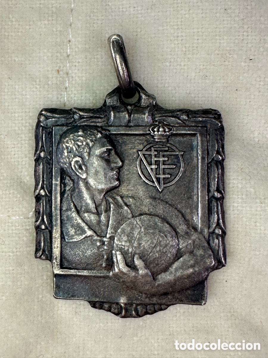 Medallas tem&aacute;ticas: Medalla de Plata Original Futbol Subcampeon Copa Generalisimo 1954/1955 Real Madrid