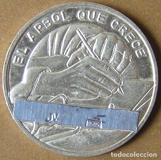 Medallas tem&aacute;ticas: MEDALLA DE MIGUEL DELIBES - CON L&Aacute;MINA DE PLATA 925