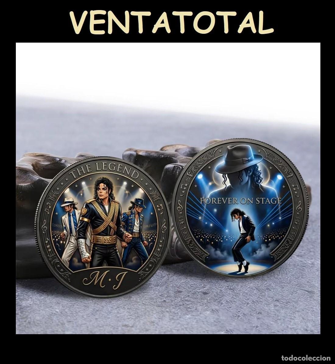 Medallas tem&aacute;ticas: MEDALLA TIPO MONEDA ORO (HOMENAJE A MICHAEL JACKSON EL REY DEL POP )DENTRO LA DESCRIPCION COMPLETA