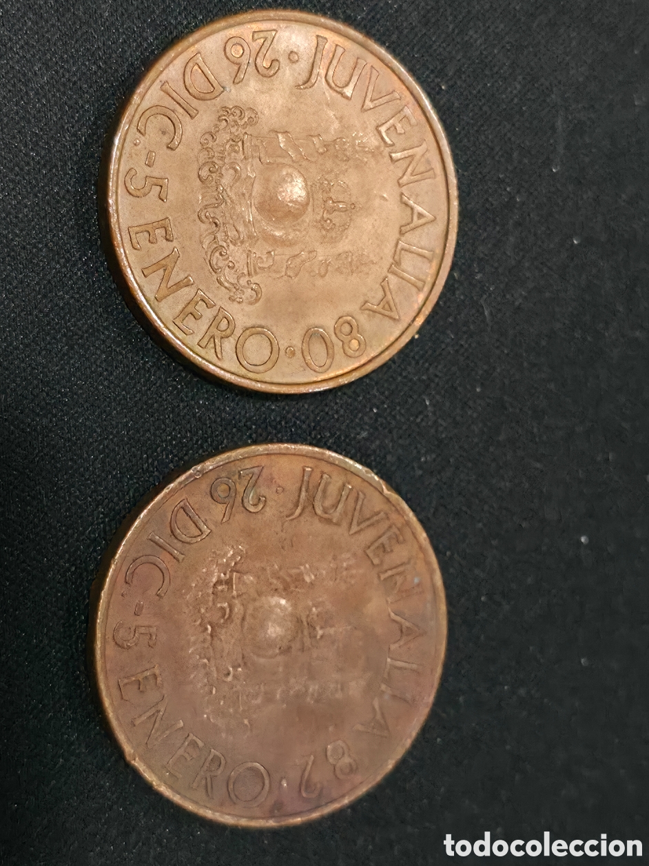 Medallas tem&aacute;ticas: Medalla Ministerio Hacienda Juvenalia 80 y 82 - PEDIDO M&Iacute;NIMO 5&euro;