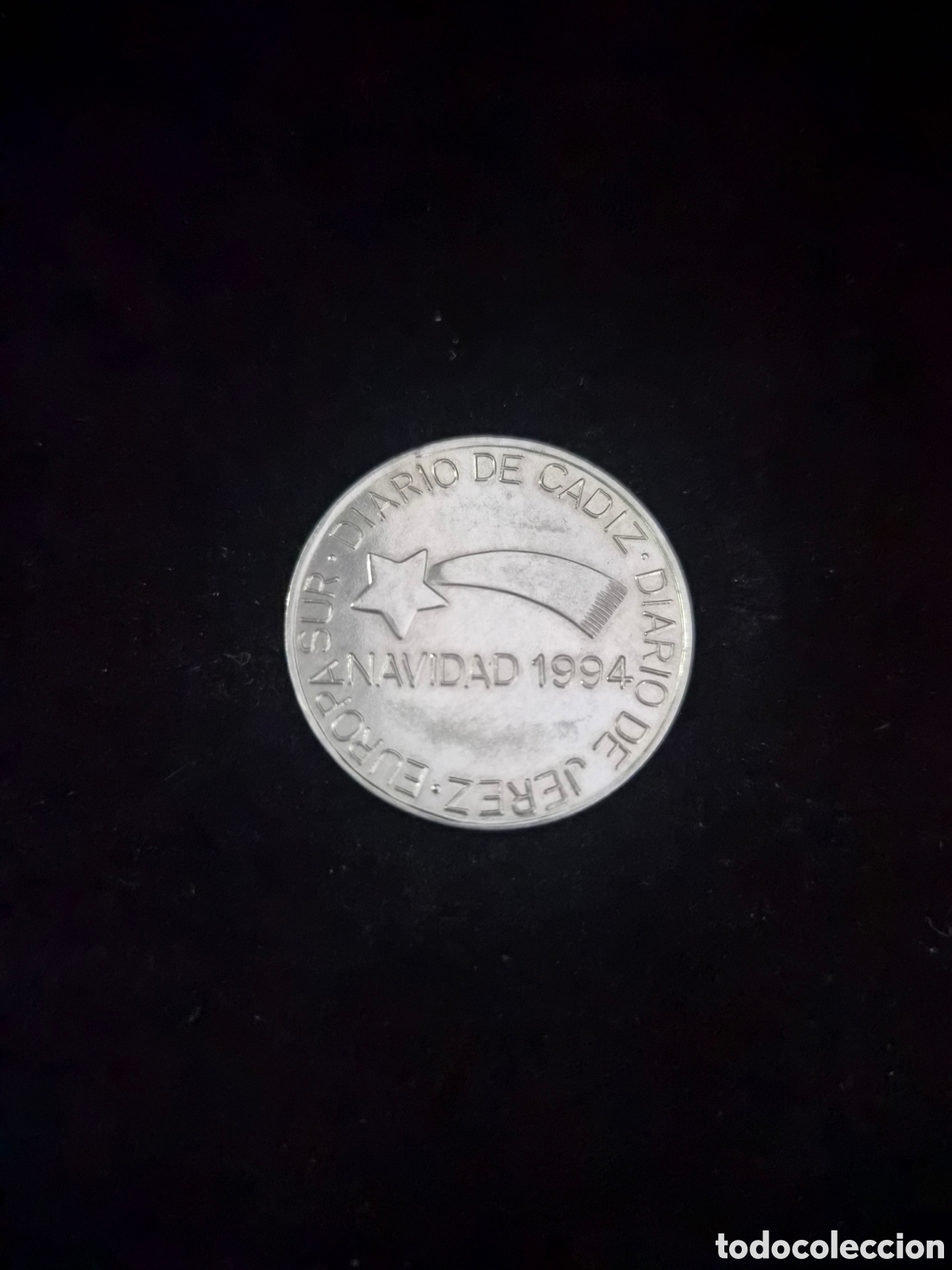 Medallas tem&aacute;ticas: Moneda medalla de plata Navidad 1994 &ndash; Diario de C&aacute;diz / Diario de Jerez