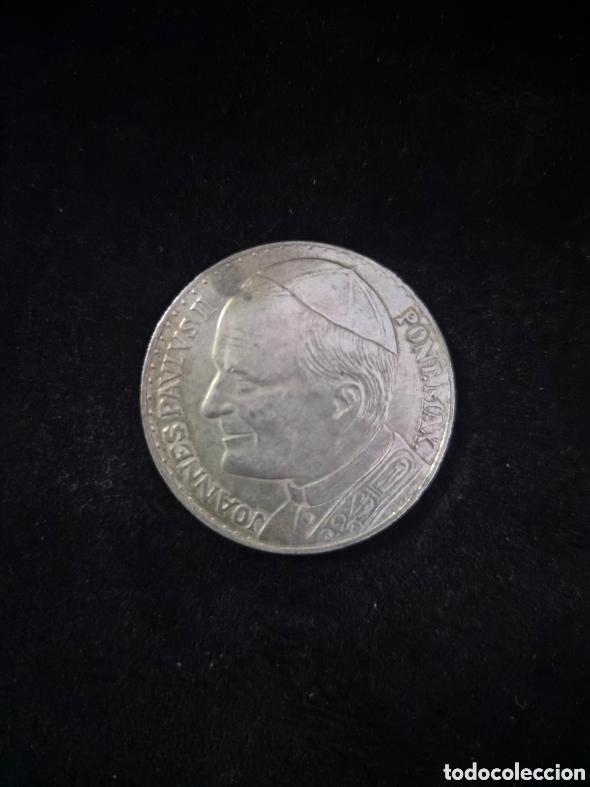 Medallas tem&aacute;ticas: Moneda Juan Pablo II &ndash; Viaje del Papa a Espa&ntilde;a 1982