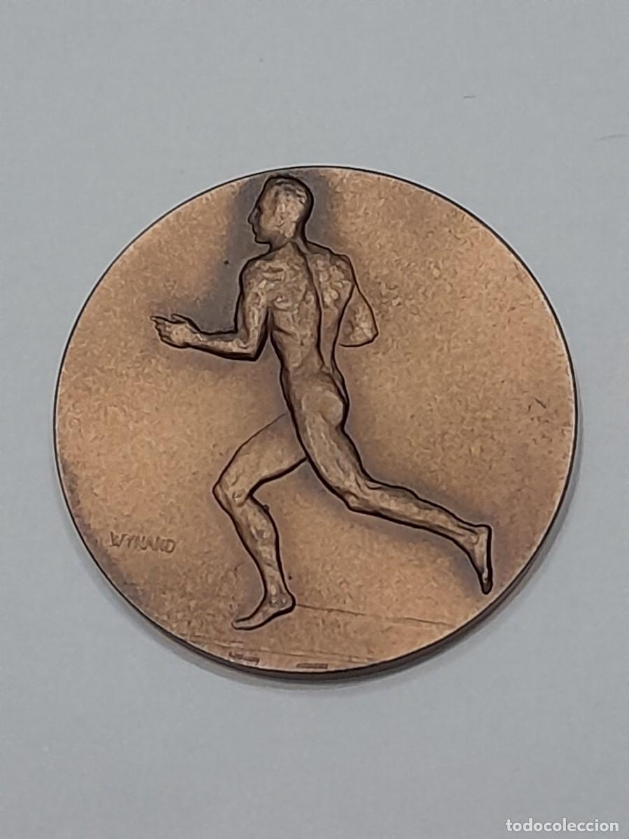 Medallas tem&aacute;ticas: Medalla premio comit&eacute; ol&iacute;mpico alem&aacute;n 1914 Wynand previo ww1 en Bremen Alemania