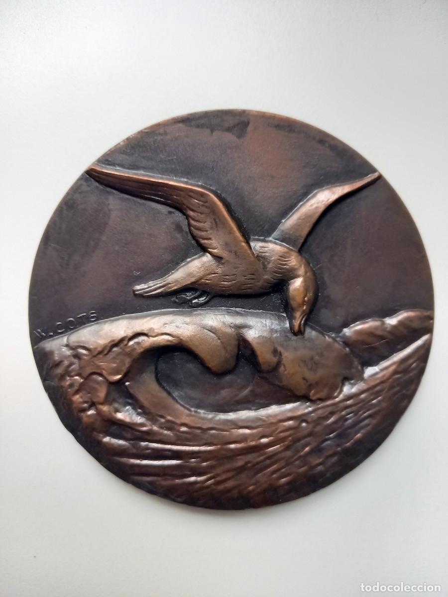 Medallas tem&aacute;ticas: MEDALLA DE BRONCE MOTIVOS MARINOS DE W.COTS. FINALES S.XX