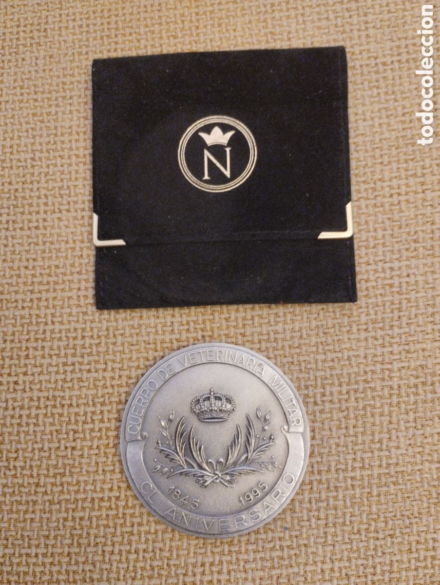 Medallas tem&aacute;ticas: Medalla Cuerpo Veterinaria Militar 150 Aniversario 1845-1995